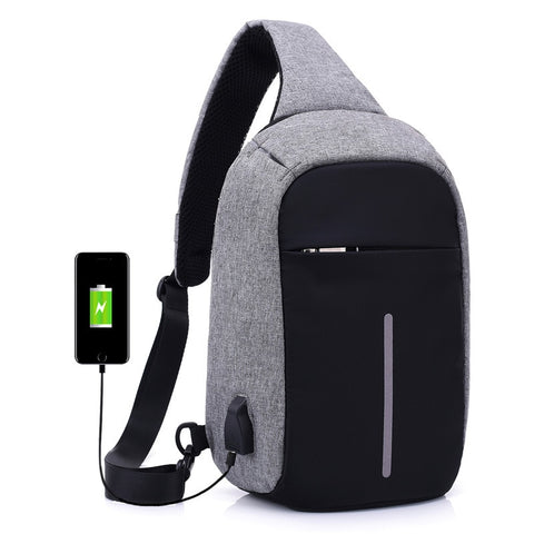 USB Charge Crossbody Bag